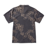 Roark Revival Roark Revival Men's Bless Up Trial Woven ONYX FLORAL M Mens Button Up Short Sleeve Shirts