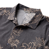 Roark Revival Roark Revival Men's Bless Up Trial Woven ONYX FLORAL M Mens Button Up Short Sleeve Shirts
