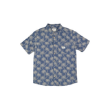 RVCA RVCA Men's Exoctica Short Sleeve - Dark Denim Dark Denim M Mens Button Up Short Sleeve Shirts