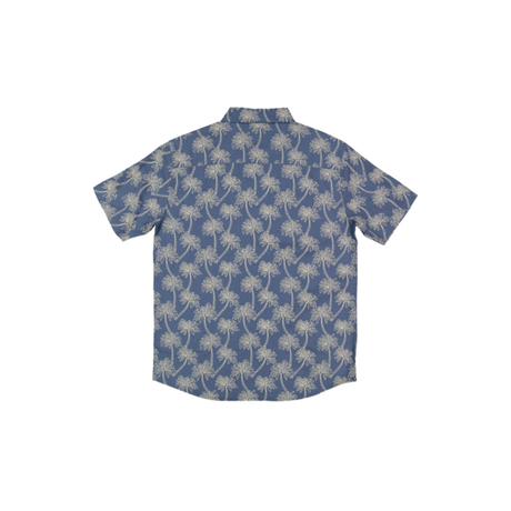 RVCA RVCA Men's Exoctica Short Sleeve - Dark Denim Dark Denim M Mens Button Up Short Sleeve Shirts