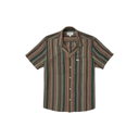 RVCA RVCA Men's Exoctica Stripe Short Sleeve - Sage Leaf Sage Leaf M Mens Button Up Short Sleeve Shirts