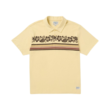 RVCA RVCA Men's Cutback Polo - Butter Butter M Mens T-Shirts