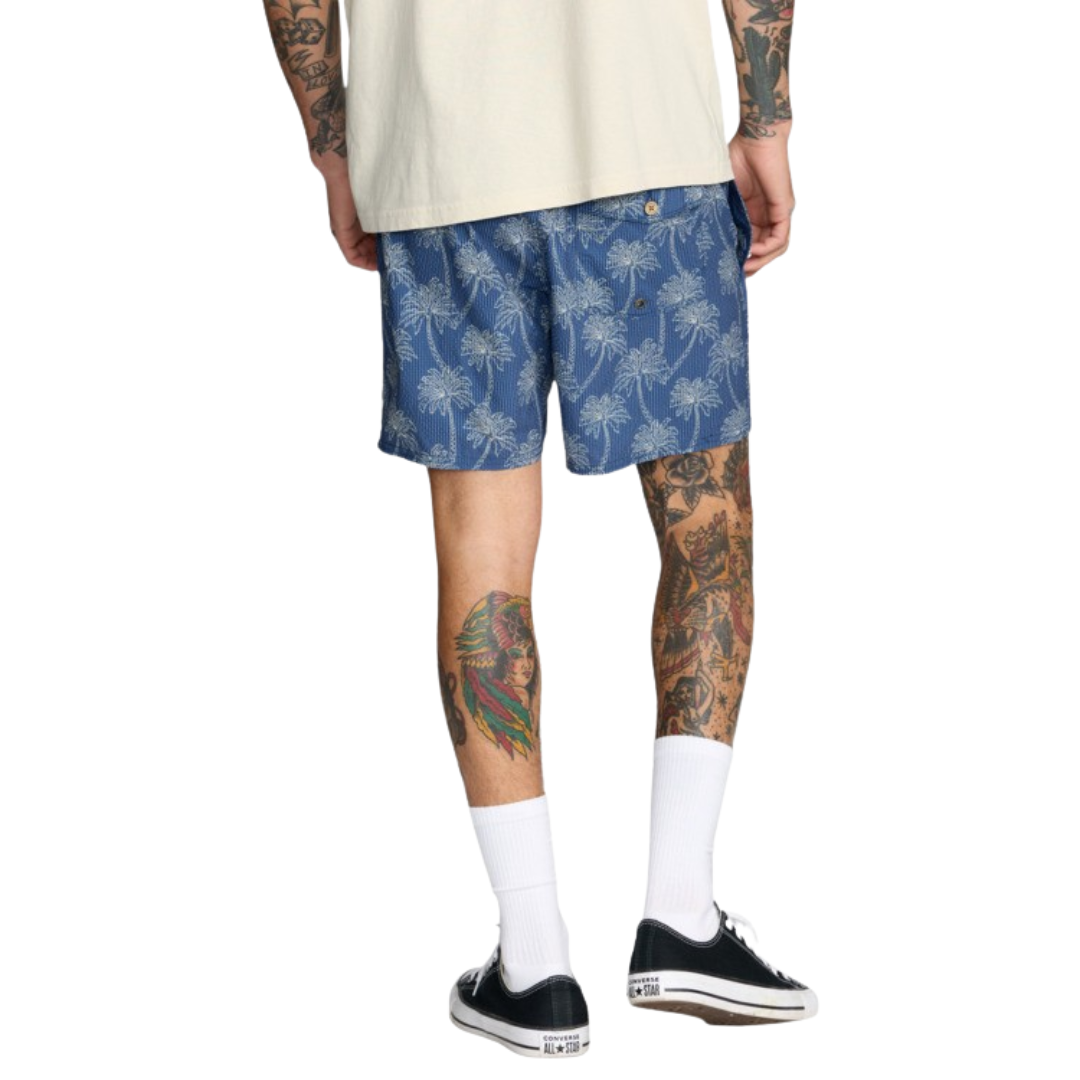 RVCA RVCA Men's Exotica Elastic 2 16" - Dark Denim Dark Denim S Mens Elastic Swim Trunks