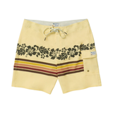 RVCA RVCA Men's Exotica Trunk 17" - Butter Butter 30 Mens Elastic Swim Trunks