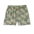 RVCA RVCA Men's Palms Down Exotica Elastic 17" - Jade Jade S Mens Elastic Swim Trunks
