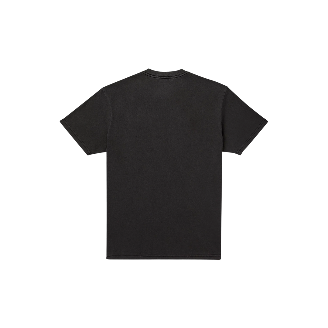 RVCA RVCA Men's Midweight Label Short Sleeve - Black Black M Mens Button Up Short Sleeve Shirts