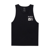 RVCA RVCA Men's Glitch Tank - Black Black S Mens Sleeveless Shirts