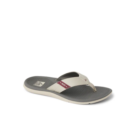 Reef Reef Men's Reef Santa Ana Sandal - Tan/Grey/Maroon Tan/Grey/Maroon 9 Mens Sandals Flip Flop 5 to 11