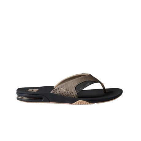 Reef Reef Men's Fanning Sandal - Fossil/Raven Fossil/Raven 9 Mens Sandals Flip Flop 5 to 11