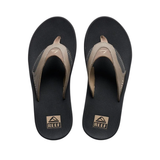 Reef Reef Men's Fanning Sandal - Fossil/Raven Fossil/Raven 9 Mens Sandals Flip Flop 5 to 11