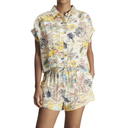 Hurley Hurley Women's Safari Scene SS Off White S Womens T-Shirts