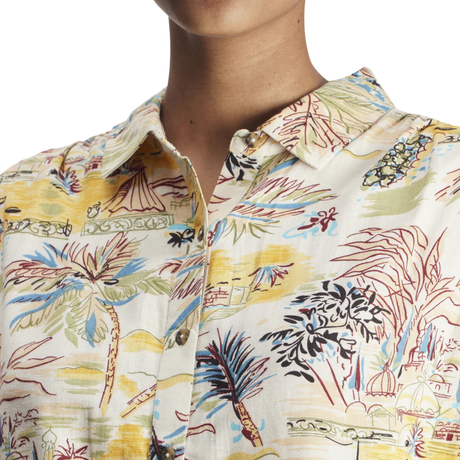 Hurley Hurley Women's Safari Scene SS Off White S Womens T-Shirts