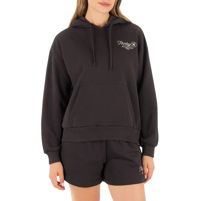 Hurley Hurley Women's Surfbound Hoodie Off Black S Womens Pull Over Hoodies