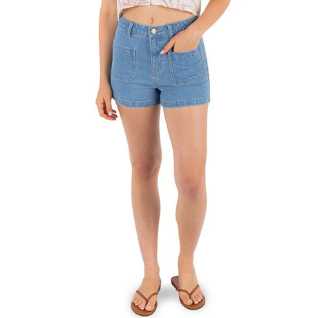 Hurley Hurley Women's Horizon Shorts White 25 Womens Jean Shorts