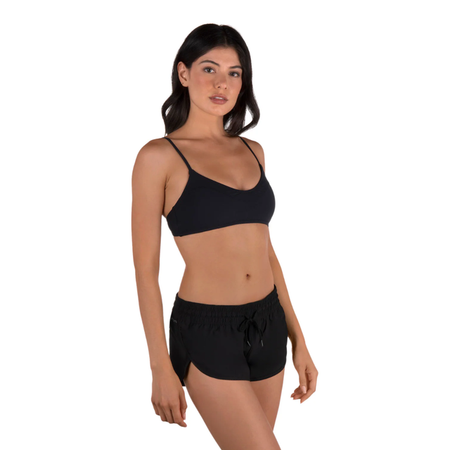 Hurley Hurley Phantom Solid 2.5 Inch Boardshort - Black Black XS Womens Board shorts