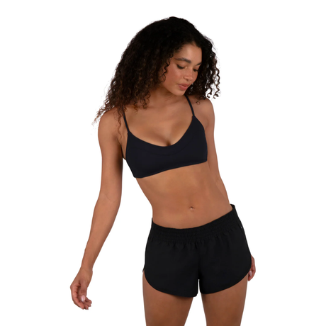 Hurley Hurley Solid Beachrider 2.5" Boardshorts - Black Black S Womens Board shorts