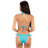 Hurley Hurley Women's Solid Reversible Tie Side Bikini Bottom - Surf Blue/Beach Grass Surf Blue/Beach Grass S Womens Bikini Bottoms