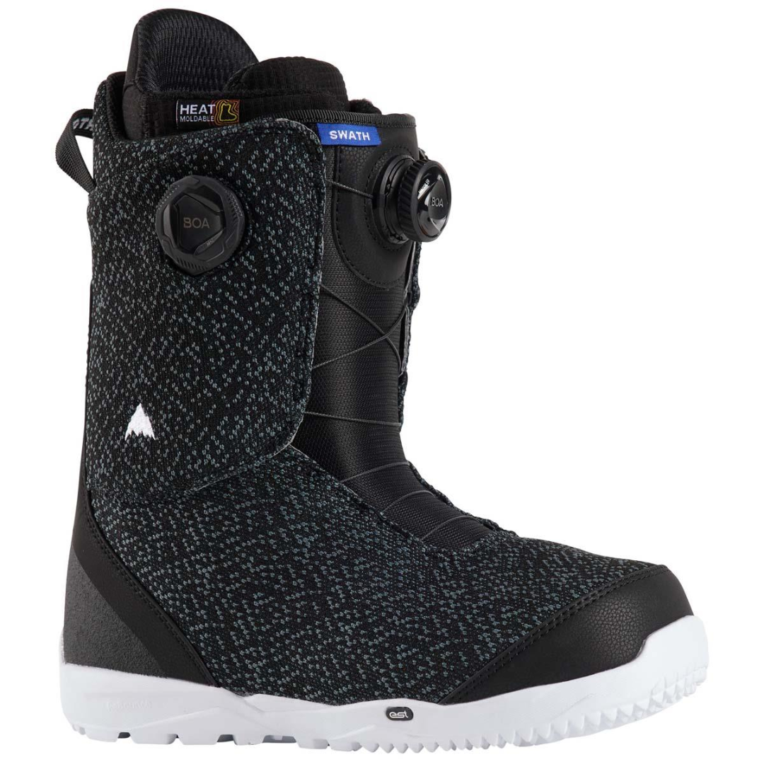Burton Burton - Men's Swath BOA® Snowboard Boots - Black Black 9 Mens Boa Snowboard Boots 6 to 15 US Mens size