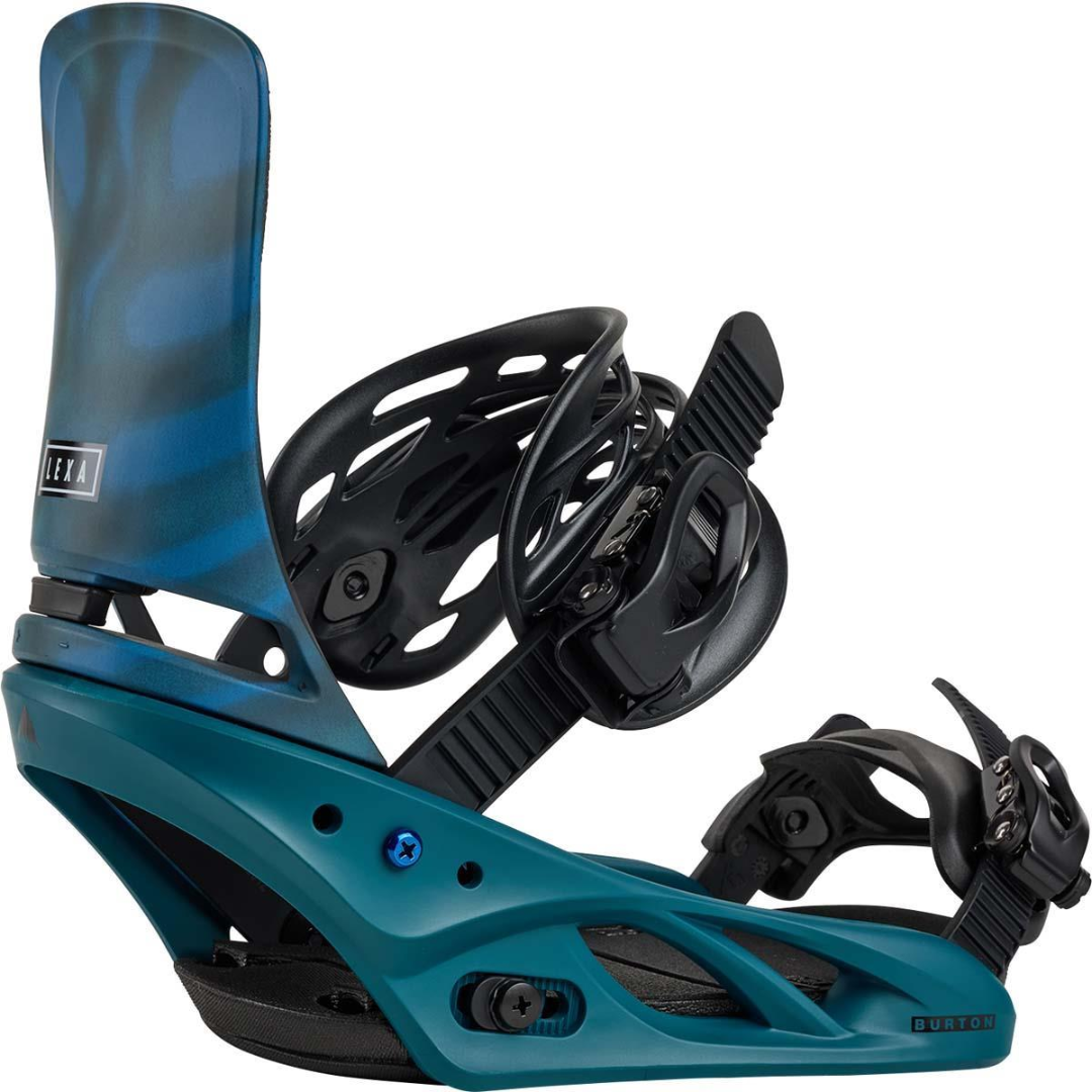 Burton Burton - Women's Lexa Re:Flex Snowboard Bindings - Evergreen Shatter Evergreen Shatter M Womens Snowboard Bindings