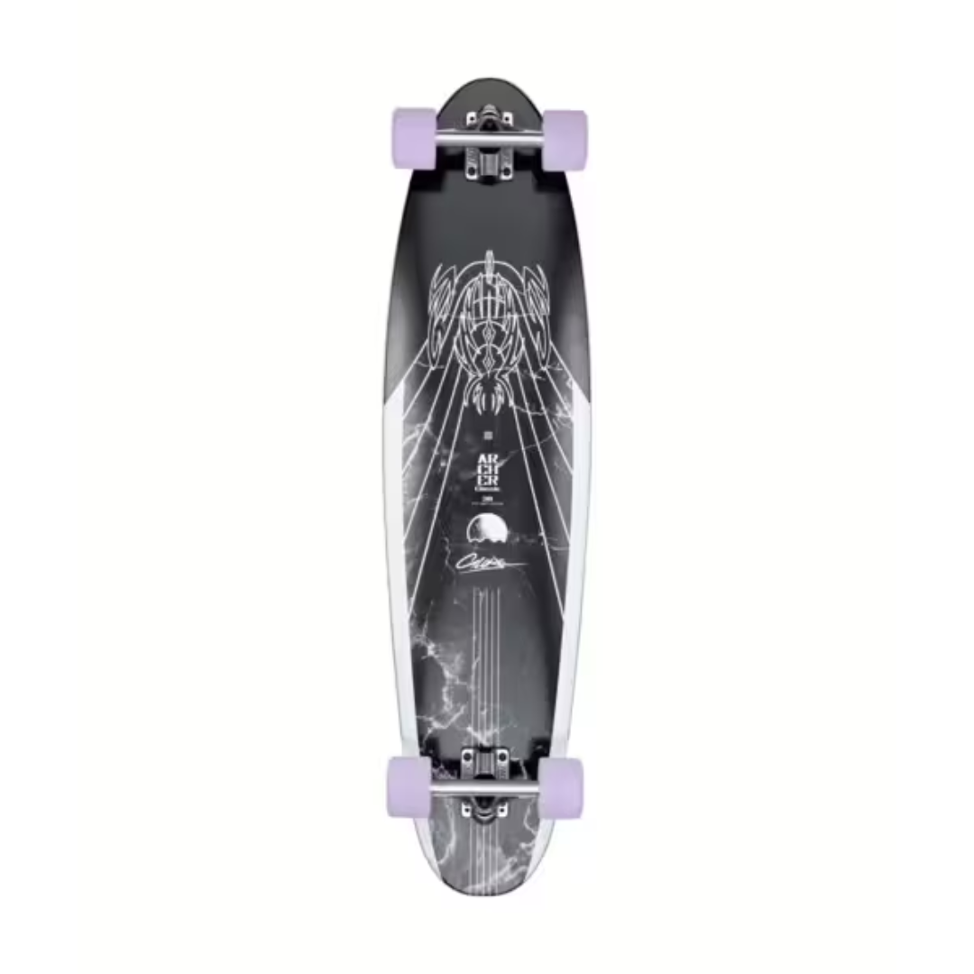 Globe Globe Archer Classic - Bamboo Purple Bamboo Purple Longboard Complete - Top Mount