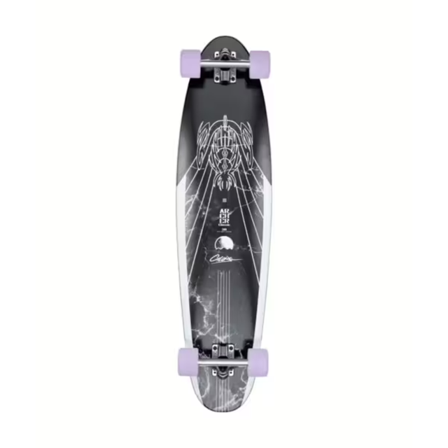 Globe Globe Archer Classic - Bamboo Purple Bamboo Purple Longboard Complete - Top Mount