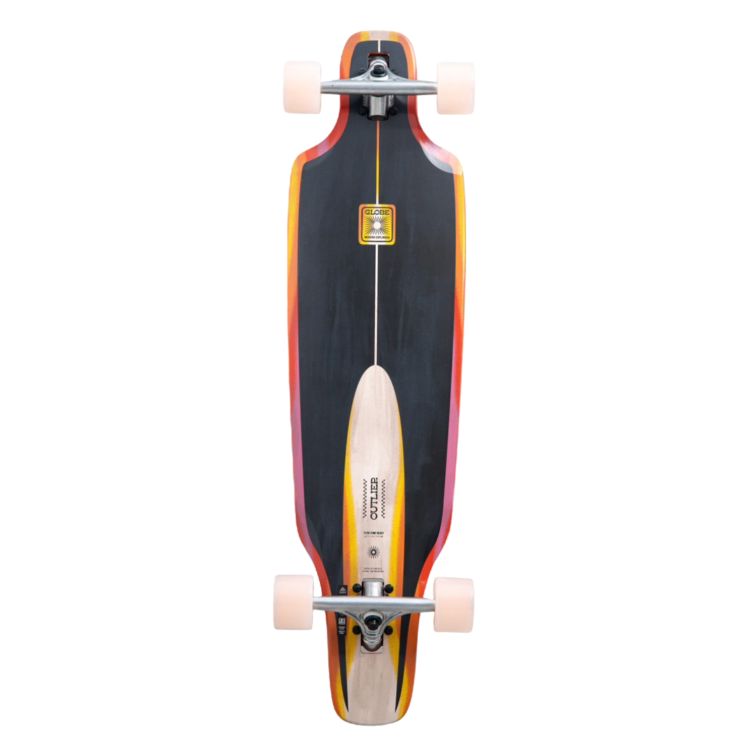 Globe Globe Outliner - Scorch Scorch Longboard Complete - Drop Through Trucks
