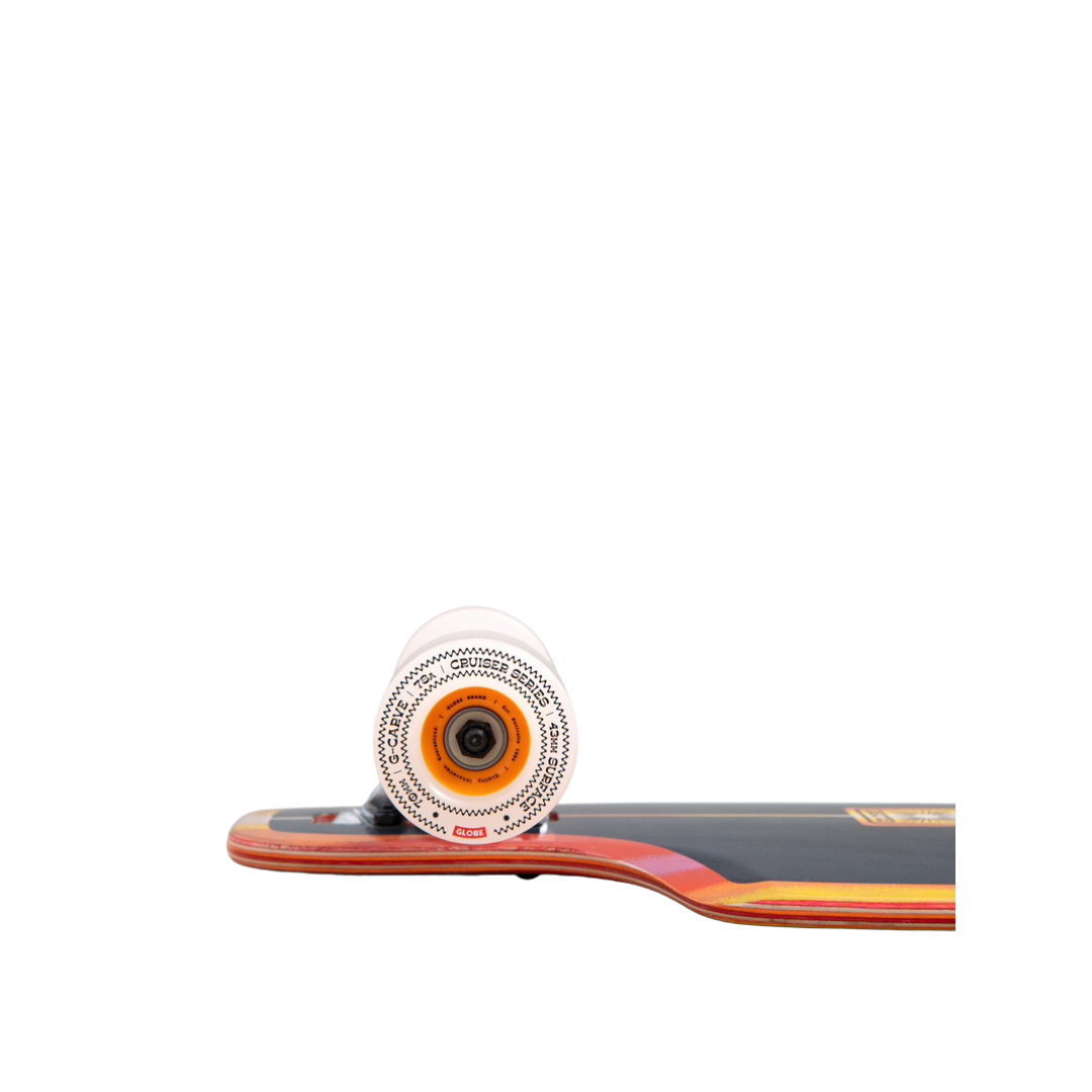 Globe Globe Outliner - Scorch Scorch Longboard Complete - Drop Through Trucks