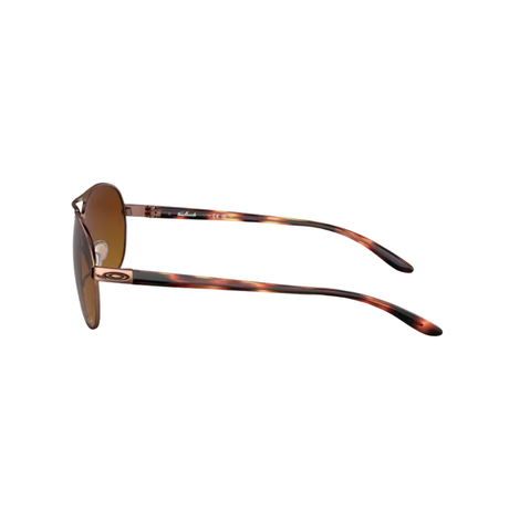 Oakley Oakley Feedback - Rose Gold Brown Gradient Polarized Women's Sunglasses Womens Sunglasses Polarized