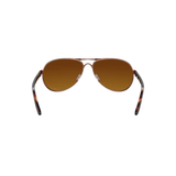 Oakley Oakley Feedback - Rose Gold Brown Gradient Polarized Women's Sunglasses Womens Sunglasses Polarized