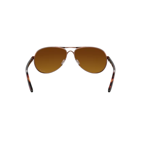 Oakley Oakley Feedback - Rose Gold Brown Gradient Polarized Women's Sunglasses Womens Sunglasses Polarized