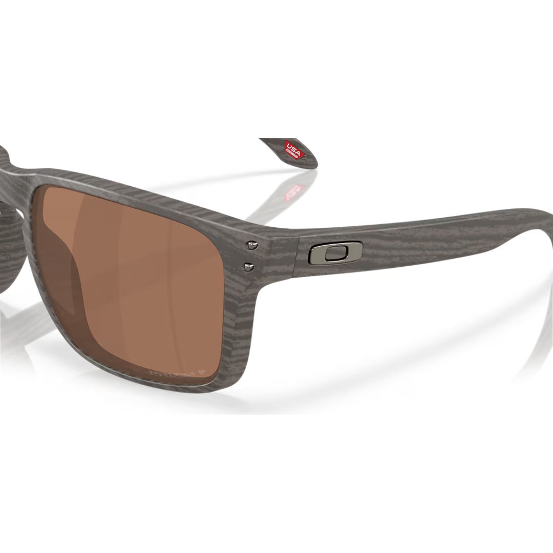 Oakley Oakley Holbrook XXL Sunglasses -  Woodgrain Prizm Tungsten Polarized Mens Sunglasses Lifestyle