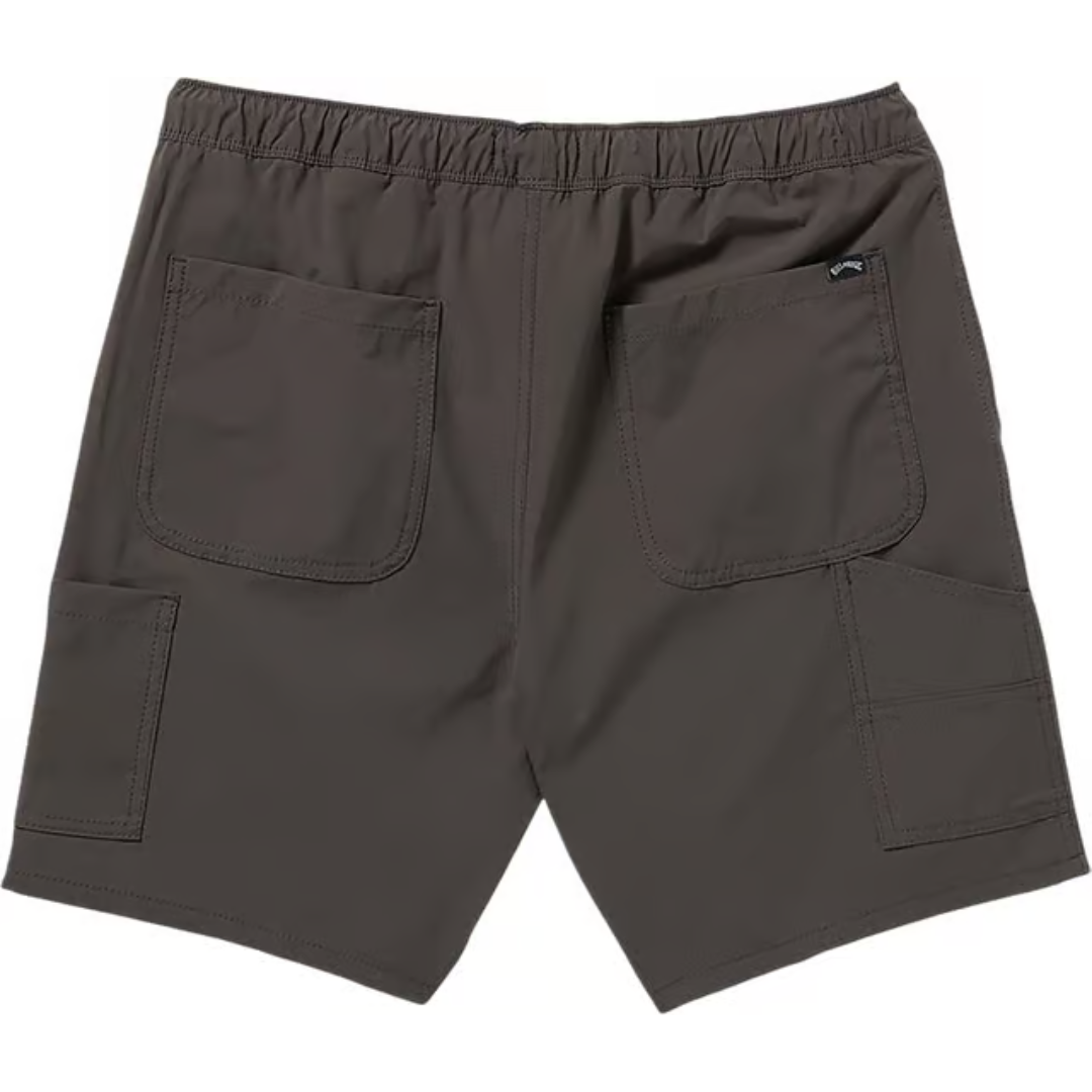 Billabong Billabong Men's Surftrek Utility Elastic Hybrid Shorts Rose Ave S Mens Hybrid Land and Sea Shorts