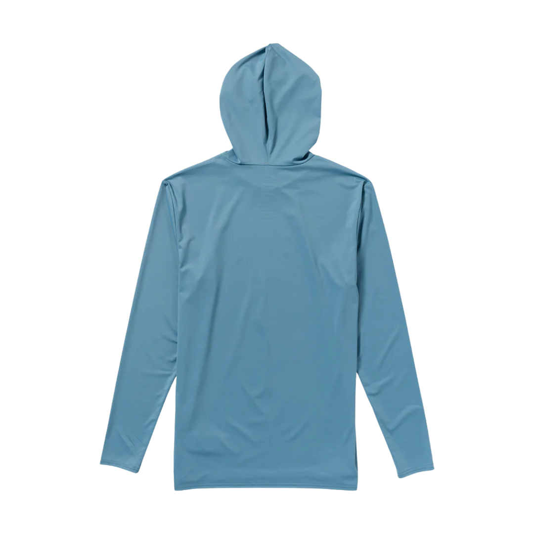 Billabong Billabong Men's Arch Mesh LS Hood Bay Blue M Mens Long Sleeve T-Shirts