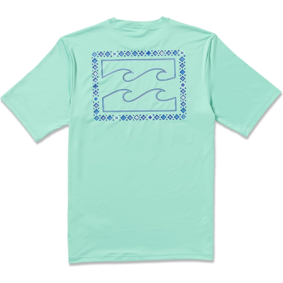Billabong Billabong Men's Crayon Waves LF SS Tee BLUE DANUBE S Mens T-Shirts