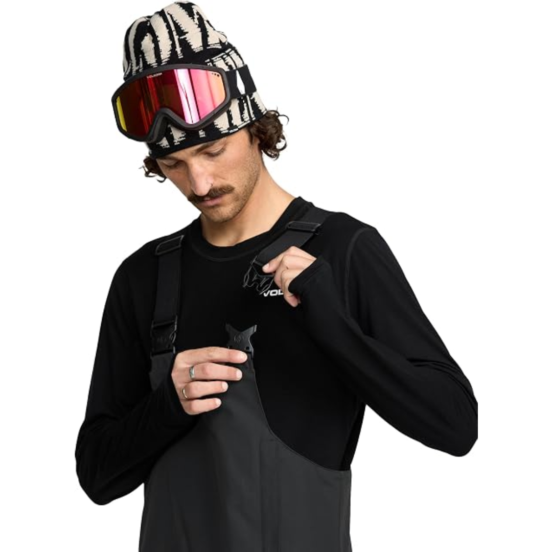 Volcom Volcom Men's V.CO Sparta Bib Overalls Black XS Mens Snowboard Bib Pants
