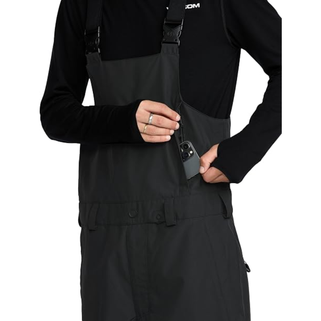 Volcom Volcom Men's V.CO Sparta Bib Overalls Black XS Mens Snowboard Bib Pants
