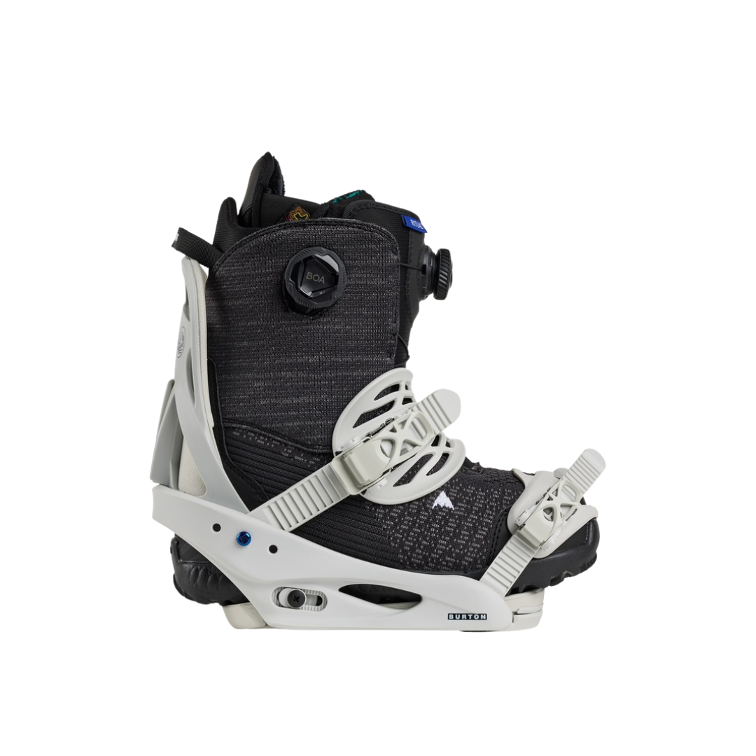 Burton Women's Citizen Re:Flex Snowboard Bindings - GRAY CLOUD Gray Cloud L Womens Snowboard Bindings