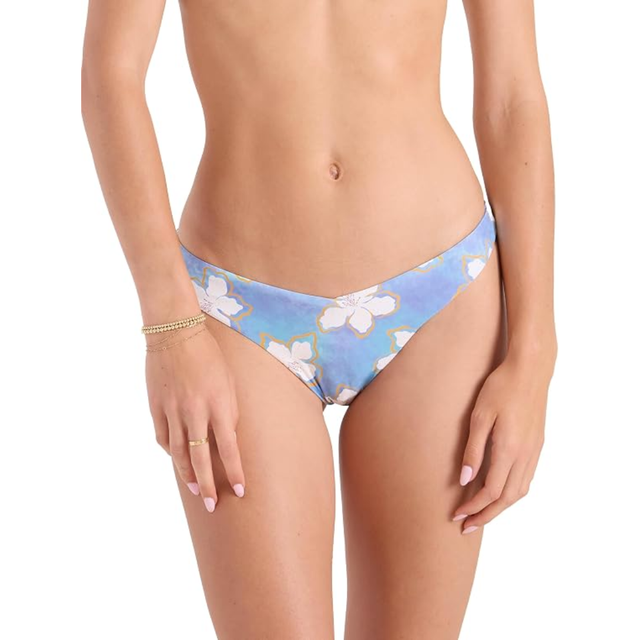 Volcom Volcom Women's Ocean Haze 90s V Bottom Bikini Bottom - AquaSky AquaSky S Womens Bikini Bottoms