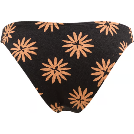 Volcom Volcom Women's Bright & Sol Midrise Skimpy Bikini Bottom - Black Bronze Black Bronze S Womens Bikini Bottoms