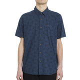 Volcom Volcom Men's Scaler Stone Woven SS Midnight Blue M Mens Button Up Short Sleeve Shirts