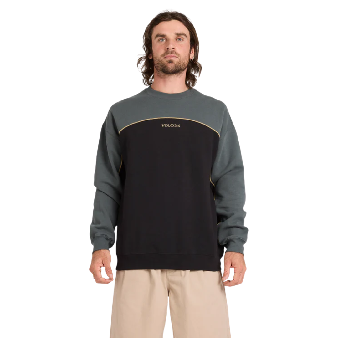 Volcom Volcom Men's 2K Stone Crew Castlerock S Mens Crew Sweatshirt