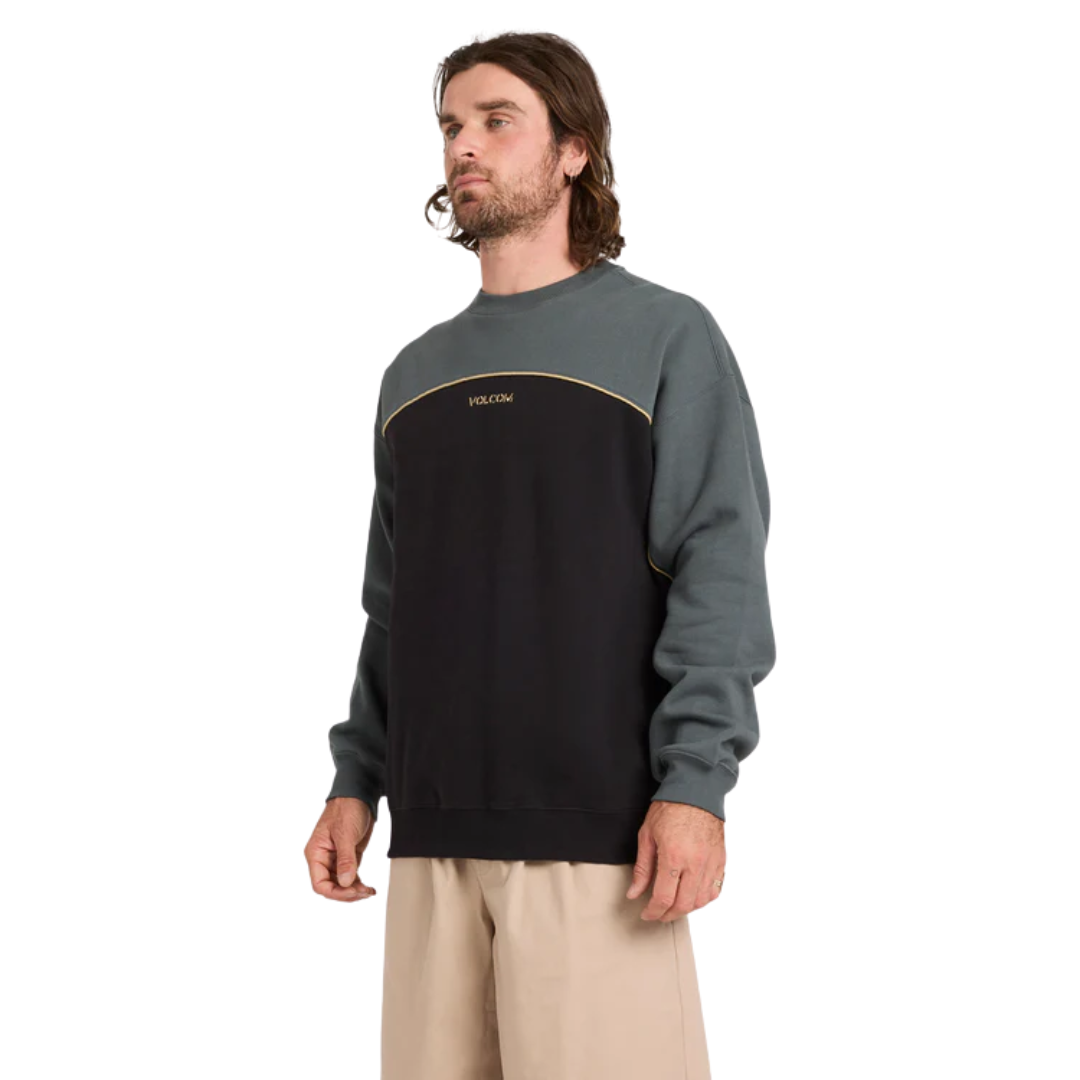 Volcom Volcom Men's 2K Stone Crew Castlerock S Mens Crew Sweatshirt