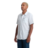Volcom Volcom Men's Bankstone II Short Sleeve Button Up Light Blue Acid S Mens Button Up Short Sleeve Shirts