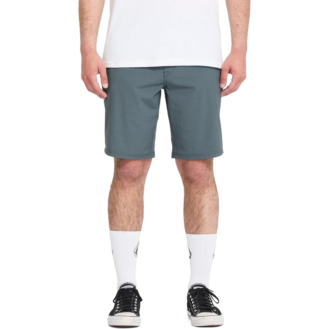 Volcom Volcom Men's Frickin Cross Shred Static 20" Hybrid Shorts Tradewinds 30 Mens Hybrid Land and Sea Shorts