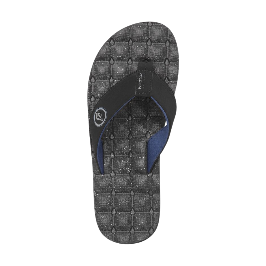 Volcom Volcom Men's Recliner Sandals - Grey Blue Grey Blue 9 Mens Sandals Flip Flop 5 to 11