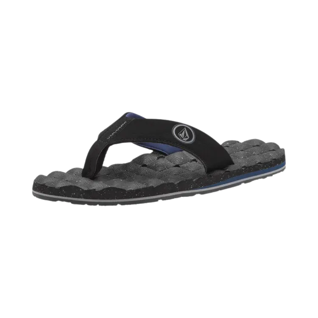 Volcom Volcom Men's Recliner Sandals - Grey Blue Grey Blue 9 Mens Sandals Flip Flop 5 to 11