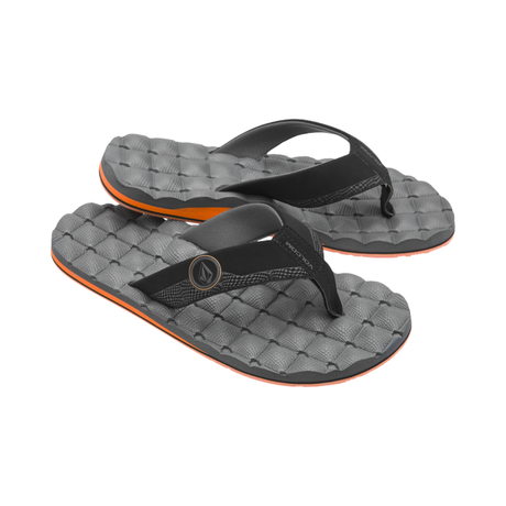 Volcom Volcom Men's Recliner Sandals - Flash Orange Flash Orange 9 Mens Sandals Flip Flop 5 to 11