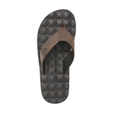 Volcom Volcom Men's Recliner Sandals - Brown Stone Brown Stone 9 Mens Sandals Flip Flop 5 to 11
