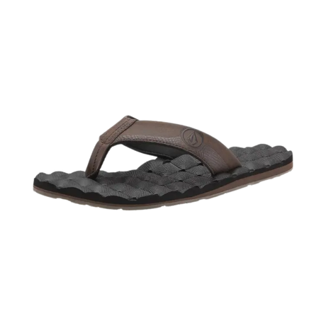 Volcom Volcom Men's Recliner Sandals - Brown Stone Brown Stone 9 Mens Sandals Flip Flop 5 to 11