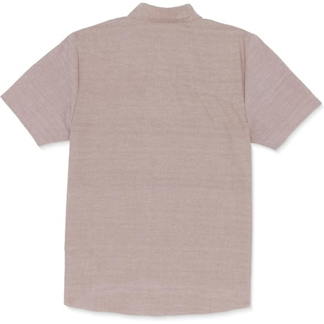 Volcom Volcom Men's Everett Oxford SS Nutmeg S Mens Button Up Short Sleeve Shirts